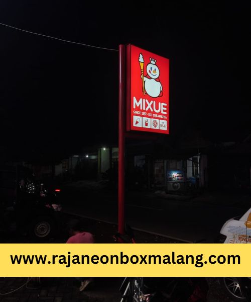 jasa bikin neon box malang