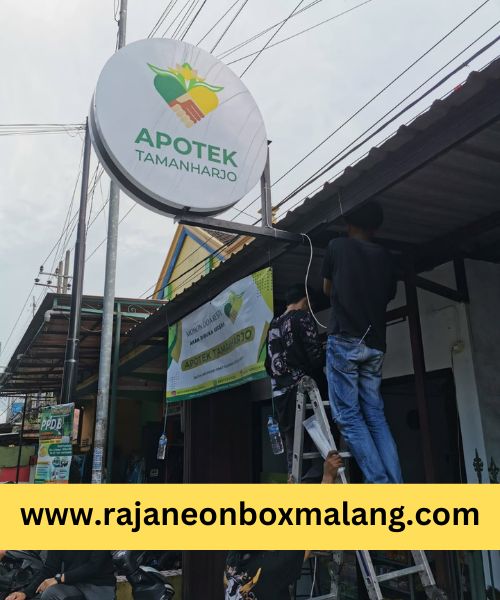 jasa bikin neon box malang