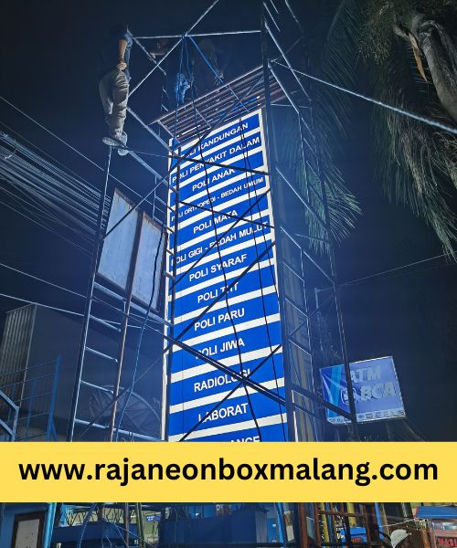 jasa bikin pylon sign malang