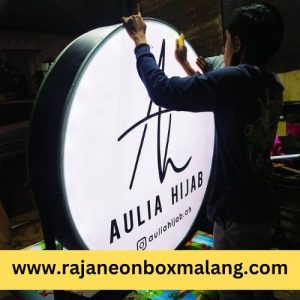 Cara Membuat Neon Box Bulat Akrilik Sendiri Dari A-Z