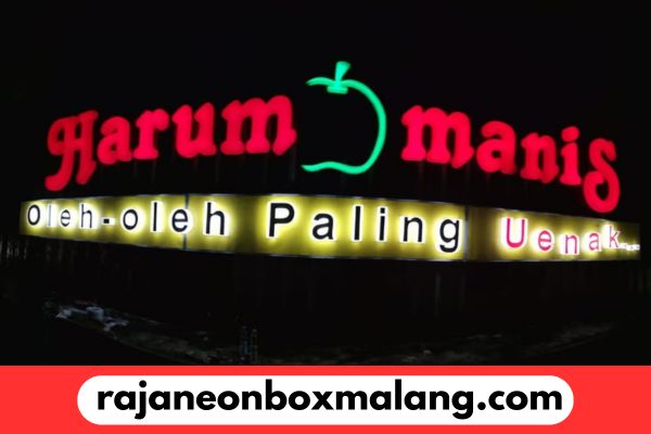 Biaya Pembuatan Neon Box Toko di Malang
