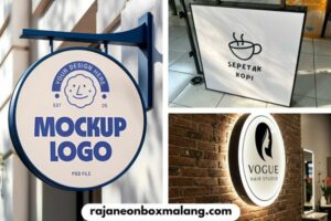 Neon Box Cafe Malang untuk Branding Usaha Kuliner